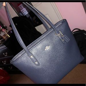 Navy Coach Purse